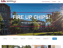 Tablet Screenshot of centralmichiganapartments.com